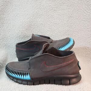Sz 10 Mens Nike Free Forward Moc 2 N7 2013 Anthracite / Red